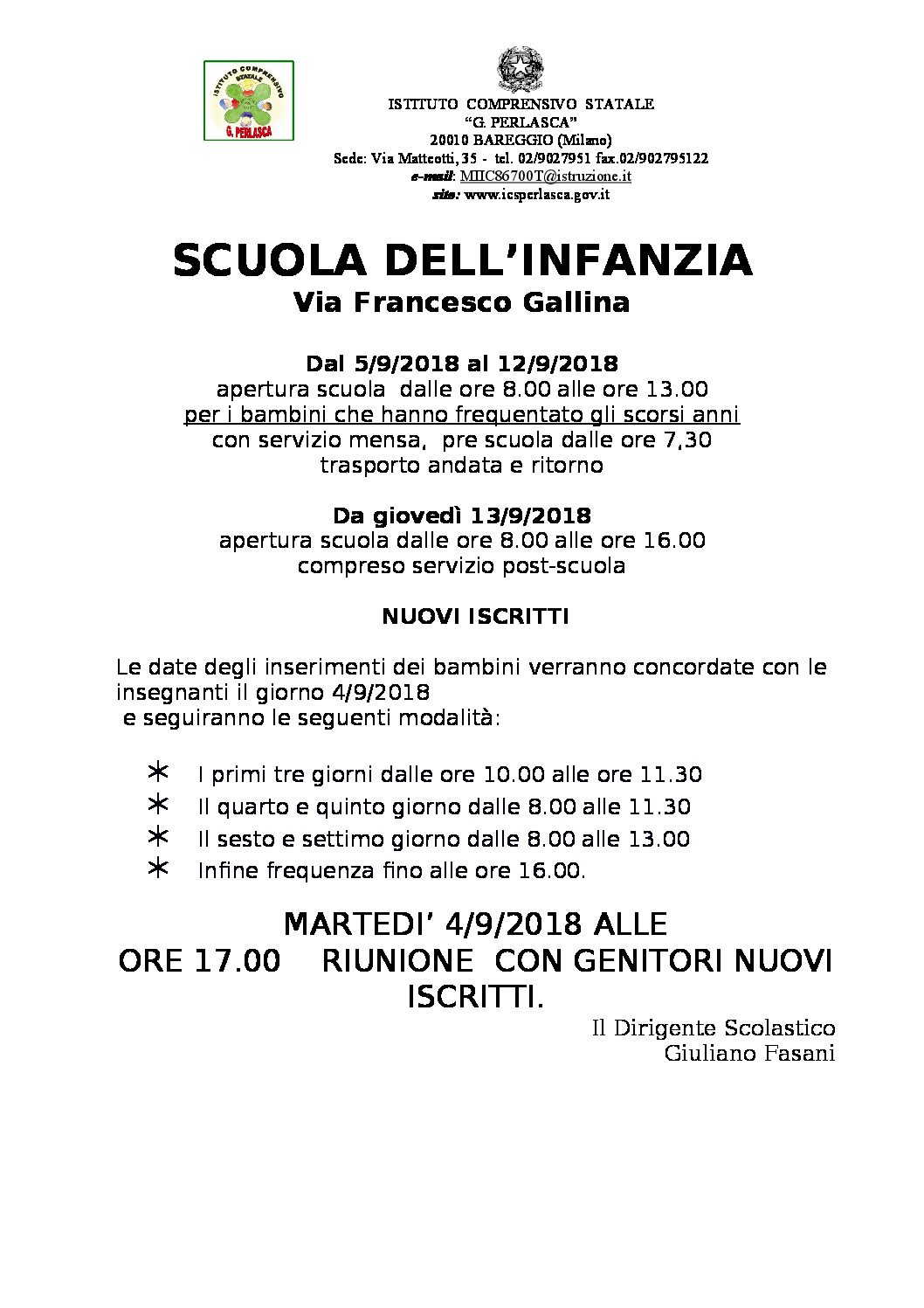 a.s. 2018-19 Infanzia di via Gallina